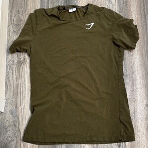 Gymshark Dark Olive Short Sleeve Tee